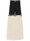 Coperni Panelled Flared Trousers In Schwarz