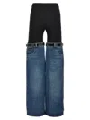 Coperni Contemporary Wide-leg Denim Trousers In Blue