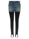 Coperni Hybrid Rib Denim Pants Multicolor In Blue