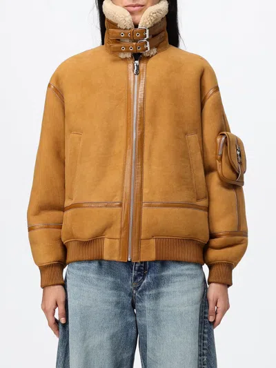 Coperni Jacket Woman Color Beige In Orange