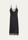 Coperni Cymatics Midi Dress In Black