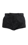Coperni Jacquard Shorts In Black