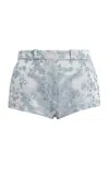 Coperni Jacquard Shorts In Light Blue