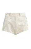 Coperni Jacquard Shorts In Neutral