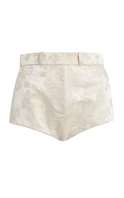 Coperni Jacquard Shorts In Neutral