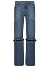 Shop Coperni Jeans In Blue