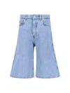 Coperni Jeans With Belt Loops In Blue