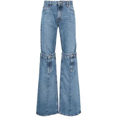 Coperni Belt Loop With Jeans In Blue