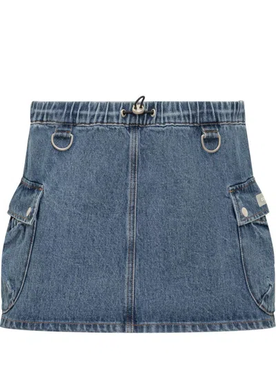Coperni Jeans Cargo Miniskirt