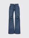 Coperni Jeans  Woman Color Blue In Blue