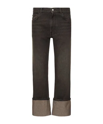 Coperni Jeans With Belt Loops In Black