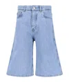Coperni Jeans With Belt Loops In Blue