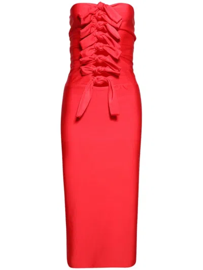 COPERNI KNOT-DETAIL JERSEY DRESS