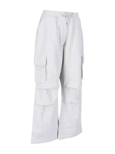 Coperni Wide-leg Cargo Trousers In Grey