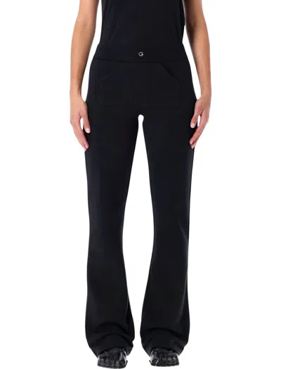 Coperni Low-waist Organic Cotton Jogging Pants In Black