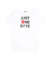 Coperni Just One Byte Printed T-shirt In White