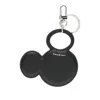 Coperni Black Mickey Charm Keychain In Black