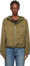 Coperni Logo Patch Casual Jacket In Green