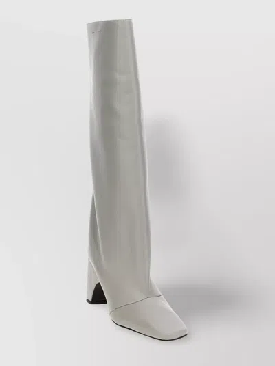 COPERNI KNEE BOOTS 'ARCH' BLOCK HEEL