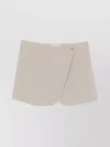 Coperni Knee Length A-line Skirt With Button Detail