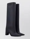 Coperni Knee Length Pointed Toe Rubber Boot In Blue