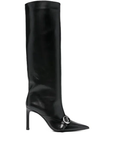 Coperni Knee-high Boots With Pointed Toes In Black