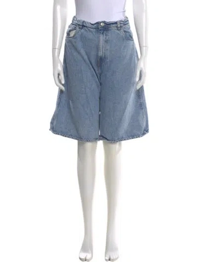 Pre-owned Coperni Knee-length Shorts In Blue