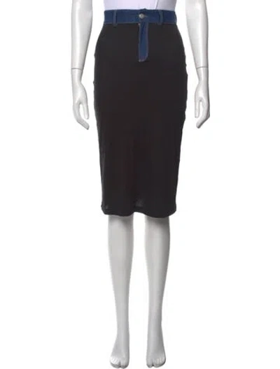 Pre-owned Coperni Knee-length Skirt W/ Tags In Black