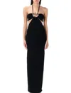 Coperni Long Dress In Black