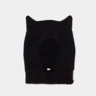 Coperni Knitted Horn Beanie Hat
