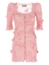 Coperni Blue Knitted Butterfly Minidress