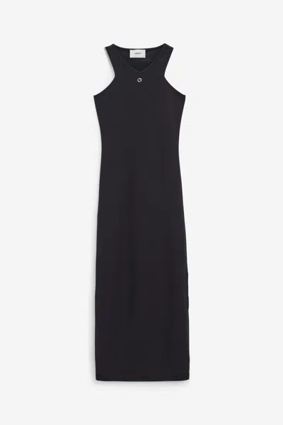 Coperni Knitted Tank Top Dress In Black