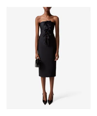 Coperni Knot Dress Skirt In Black