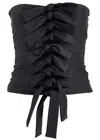 Coperni Top With Knots In Black