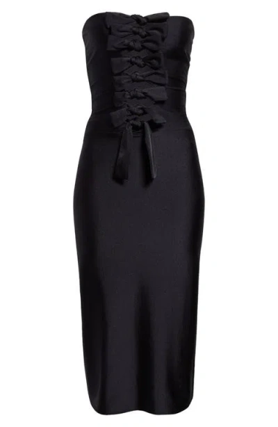 Coperni Knot Dress Skirt In Black