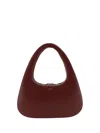 Coperni Large Baguette Swipe Bag Shoulder Bags Bordeaux In Red