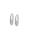 Coperni "swipe" Medium Earrings In Silver