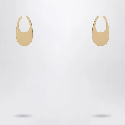 Coperni Large Golden Swipe Earrings