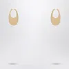 Coperni Swipe Drop Earrings In Metal