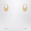 Coperni Swipe Drop Earrings In Silver