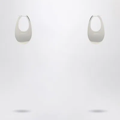 COPERNI LARGE SILVER SWIPE EARRINGS