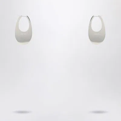 Coperni Large Silver Swipe Earrings