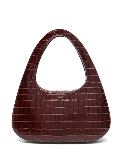 Coperni Women Swipe Baguette Leather Shoulder Bag In Multicolor
