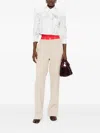 Coperni Layered Trousers In Neutral