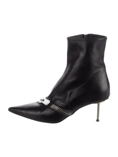 Pre-owned Coperni Leather Boots In Black