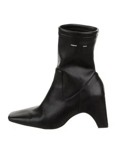 Pre-owned Coperni Leather Boots In Black