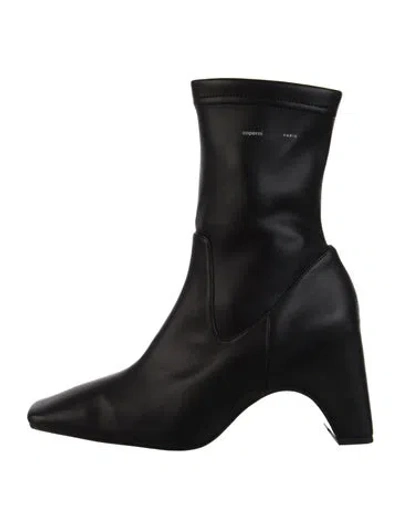 Pre-owned Coperni Leather Boots In Black