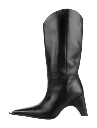 Pre-owned Coperni Leather Boots In Black