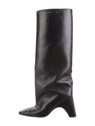 Pre-owned Coperni Leather Boots In Black