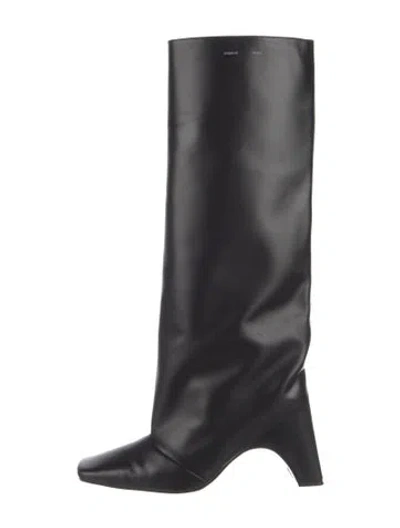 Pre-owned Coperni Leather Boots In Black